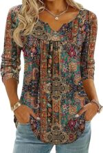 Womens Tops Long Sleeve Shirts - Image 6