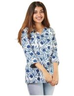 Women's Cotton Kurtis With Floral Prints - Image 11