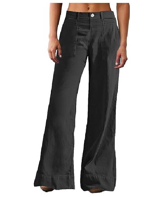 10 Straight Fit Mid Rise Baggy Pocket Denim Jeans Without Belt - Image 1