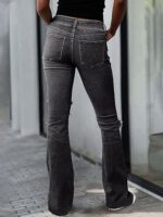 Women's Ripped Bell Bottom Jeans Bootcut - Image 4