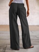 Straight Fit Mid Rise Baggy Pocket Denim Jeans Without Belt - Image 2