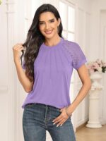 Womens Summer Tops Spring Shirts Trendy Vacation Outfits - Image 9