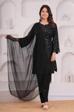 Women’s Chikankari Kurta Set – 100% Cotton Embroidered Indian Dress for Wedding, Festival & Parties - Image 4