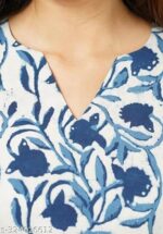 Women's Cotton Kurtis With Floral Prints - Image 10