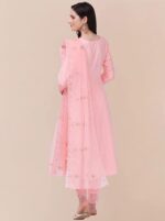 Cotton Embroidery Salwar Suit Set Kurta Pant with Dupatta Kurta Set for Women - Image 4
