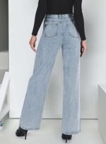 Straight Jeans for Women High Waisted Jeans - Image 2