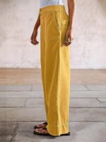 Straight Fit Mid Rise Baggy Pocket Denim Jeans Without Belt - Image 4