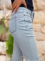 Women's Ripped Bell Bottom Jeans Bootcut - Image 2