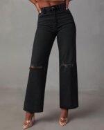 Straight Jeans for Women High Waisted Jeans - Image 3