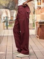 Straight Fit Mid Rise Baggy Pocket Denim Jeans Without Belt - Image 4