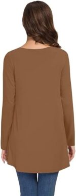 Women's Plus Size V Neck T Shirts Casual Loose Fit Tunic Tops - Image 4