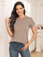 Womens Summer Tops Spring Shirts Trendy Vacation Outfits - Image 19