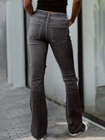 Women's Ripped Bell Bottom Jeans Bootcut - Image 4