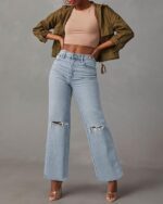 Straight Jeans for Women High Waisted Jeans - Image 6