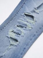 Women's Ripped Bell Bottom Jeans Bootcut - Image 2