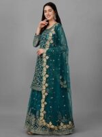 Punjabi Style Sharara Suit For Women With Dupatta - Image 4
