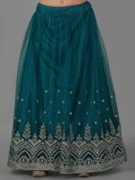 Punjabi Style Sharara Suit For Women With Dupatta - Image 5