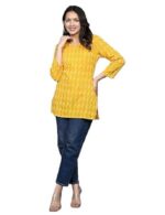 Women's Pure Cotton Embroidered Short  Kurtis - Image 6