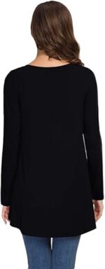 Women's Plus Size V Neck T Shirts Casual Loose Fit Tunic Tops - Image 2