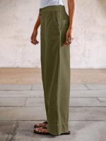 Straight Fit Mid Rise Baggy Pocket Denim Jeans Without Belt - Image 4