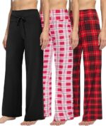 3 Pack Women's Loose Pyjama Type Pants - Image 2