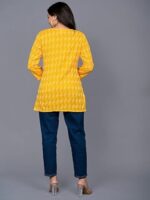 Women's Pure Cotton Embroidered Short  Kurtis - Image 4