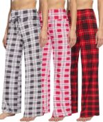 3 Pack Women's Loose Pyjama Type Pants - Image 5