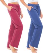 Basics Women's Terry Cotton Pants Set of 2 Pcs