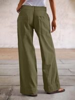 Straight Fit Mid Rise Baggy Pocket Denim Jeans Without Belt - Image 2