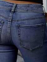 Women's Ripped Bell Bottom Jeans Bootcut - Image 2