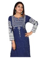 Indian Kurtis for Women Long Poly Silk