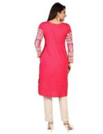 Indian Kurtis for Women Long Poly Silk - Image 2