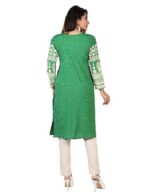 Indian Kurtis for Women Long Poly Silk - Image 2