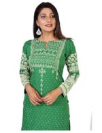 Indian Kurtis for Women Long Poly Silk