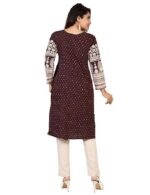 Indian Kurtis for Women Long Poly Silk - Image 2