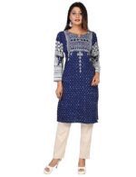 Indian Kurtis for Women Long Poly Silk - Image 3