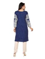 Indian Kurtis for Women Long Poly Silk - Image 2