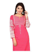 Indian Kurtis for Women Long Poly Silk